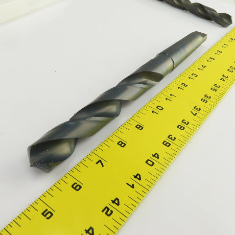 Chicago-Latrobe 23/32" 59/64" HSS 2 Flute Drill Bit 2MT/3MT 10"OAL 11"OAL Lot/2
