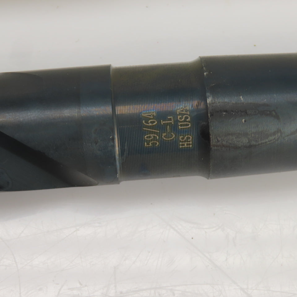 Chicago-Latrobe 23/32" 59/64" HSS 2 Flute Drill Bit 2MT/3MT 10"OAL 11"OAL Lot/2