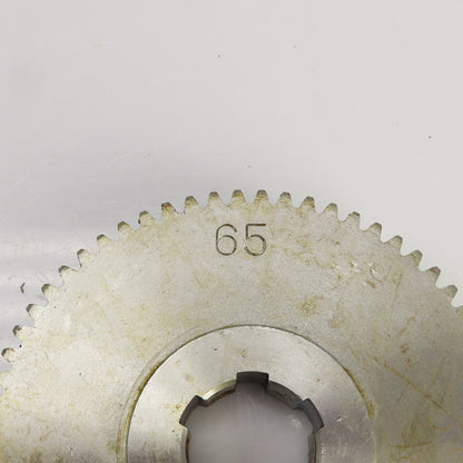 65 Tooth Spur Gear 20° 3.955" OD 0.944" Spline Bore 6 Tooth 5/8" Wide