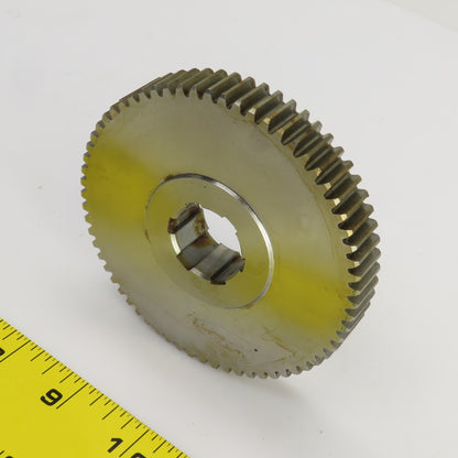 65 Tooth Spur Gear 20° 3.955" OD 0.944" Spline Bore 6 Tooth 5/8" Wide