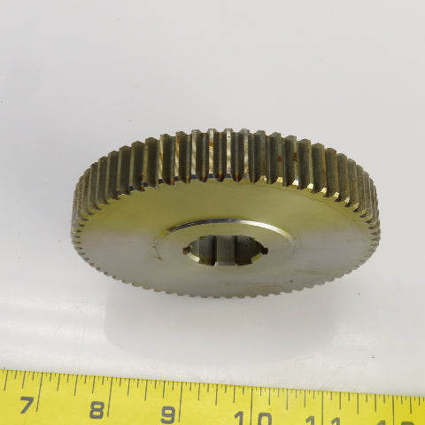 65 Tooth Spur Gear 20° 3.955" OD 0.944" Spline Bore 6 Tooth 5/8" Wide