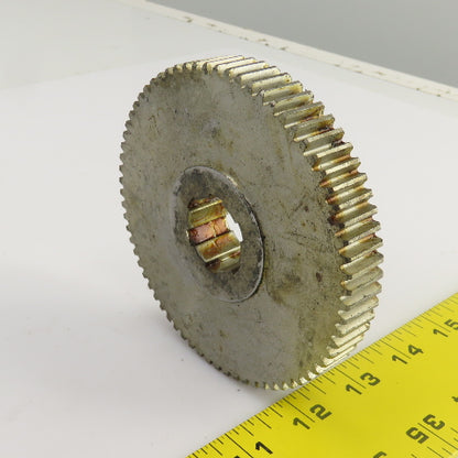 70 Tooth Spur Gear 20° 4.250" OD 0.944" Spline Bore 6 Tooth 5/8" Wide