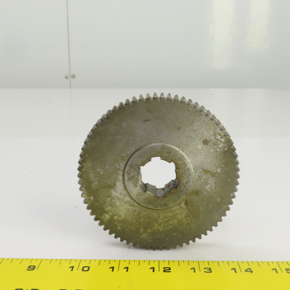 70 Tooth Spur Gear 20° 4.250" OD 0.944" Spline Bore 6 Tooth 5/8" Wide