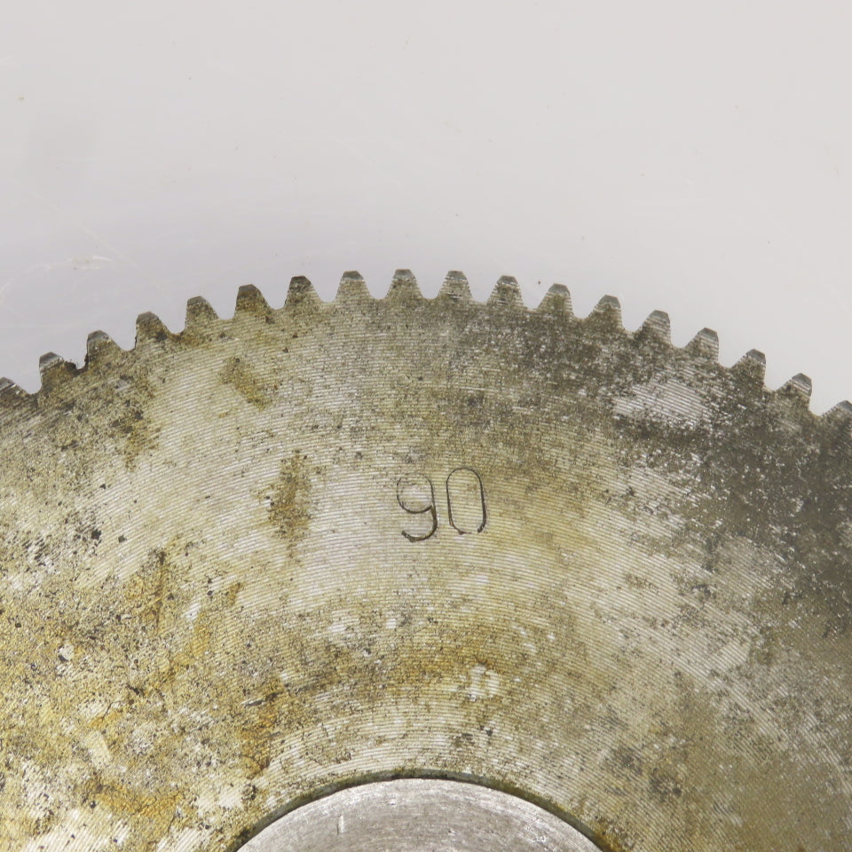 90 Tooth Spur Gear 20° 5.430" OD 0.944" Spline Bore 6 Tooth 5/8" Wide