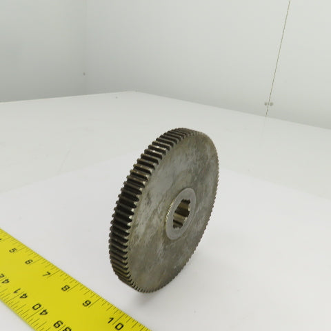90 Tooth Spur Gear 20° 5.430" OD 0.944" Spline Bore 6 Tooth 5/8" Wide
