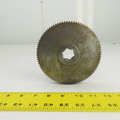 90 Tooth Spur Gear 20° 5.430" OD 0.944" Spline Bore 6 Tooth 5/8" Wide