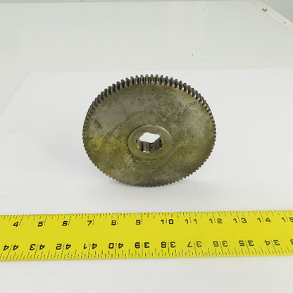 90 Tooth Spur Gear 20° 5.430" OD 0.944" Spline Bore 6 Tooth 5/8" Wide