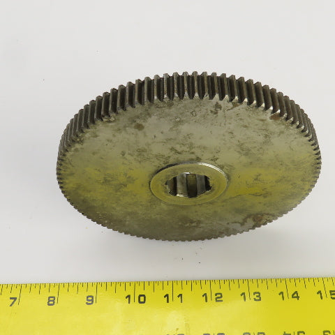 100 Tooth Spur Gear 20° 6.025" OD 0.944" Spline Bore 6 Tooth 5/8" Wide