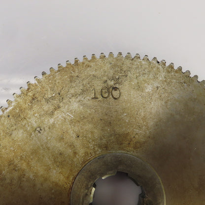 100 Tooth Spur Gear 20° 6.025" OD 0.944" Spline Bore 6 Tooth 5/8" Wide