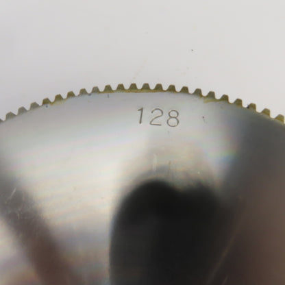 128 Tooth Spur Gear 20° 7.775" OD 0.944" Spline Bore 6 Tooth 5/8" Wide