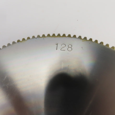 128 Tooth Spur Gear 20° 7.775" OD 0.944" Spline Bore 6 Tooth 5/8" Wide