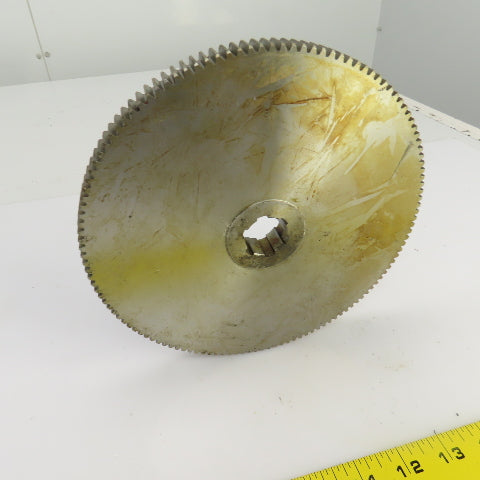 128 Tooth Spur Gear 20° 7.775" OD 0.944" Spline Bore 6 Tooth 5/8" Wide