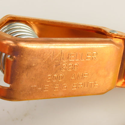 Mueller Electric No 35 Big Brute PVC Insulator W/33C 300 Amp Alligator Clip