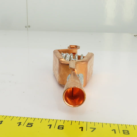 Mueller Electric No 35 Big Brute PVC Insulator W/33C 300 Amp Alligator Clip