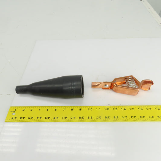 Mueller Electric No 35 Big Brute PVC Insulator W/33C 300 Amp Alligator Clip