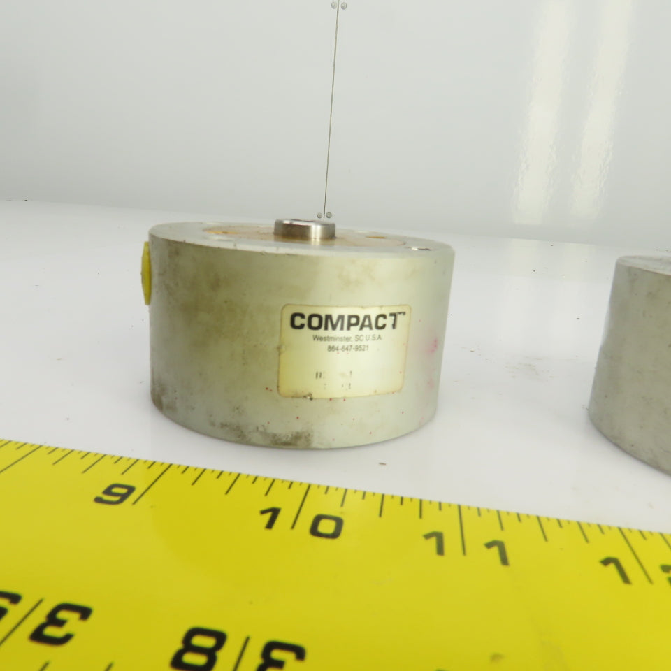 Compact Automation Q02-5152 Pneumatic Inch Round Cylinder Lot Of 2