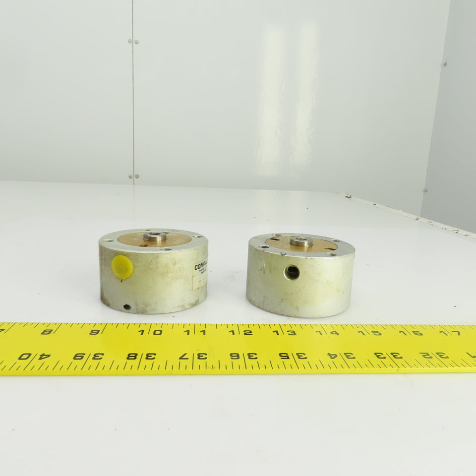 Compact Automation Q02-5152 Pneumatic Inch Round Cylinder Lot Of 2