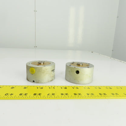 Compact Automation Q02-5152 Pneumatic Inch Round Cylinder Lot Of 2