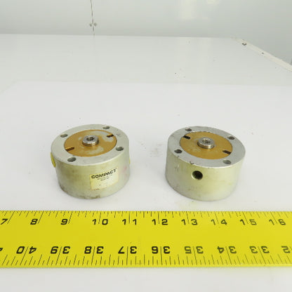 Compact Automation Q02-5152 Pneumatic Inch Round Cylinder Lot Of 2