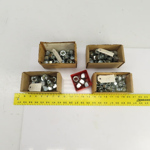 Large Lot Of Misc. Lock Nuts 3/4"-16, 3/4"-10, 5/8"-11, 5/8"-18 1/2"-13 Lot/157