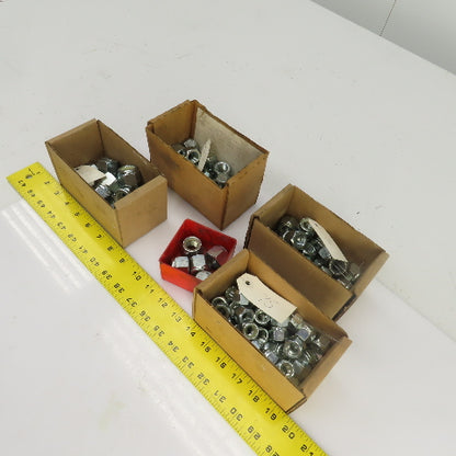 Large Lot Of Misc. Lock Nuts 3/4"-16, 3/4"-10, 5/8"-11, 5/8"-18 1/2"-13 Lot/157