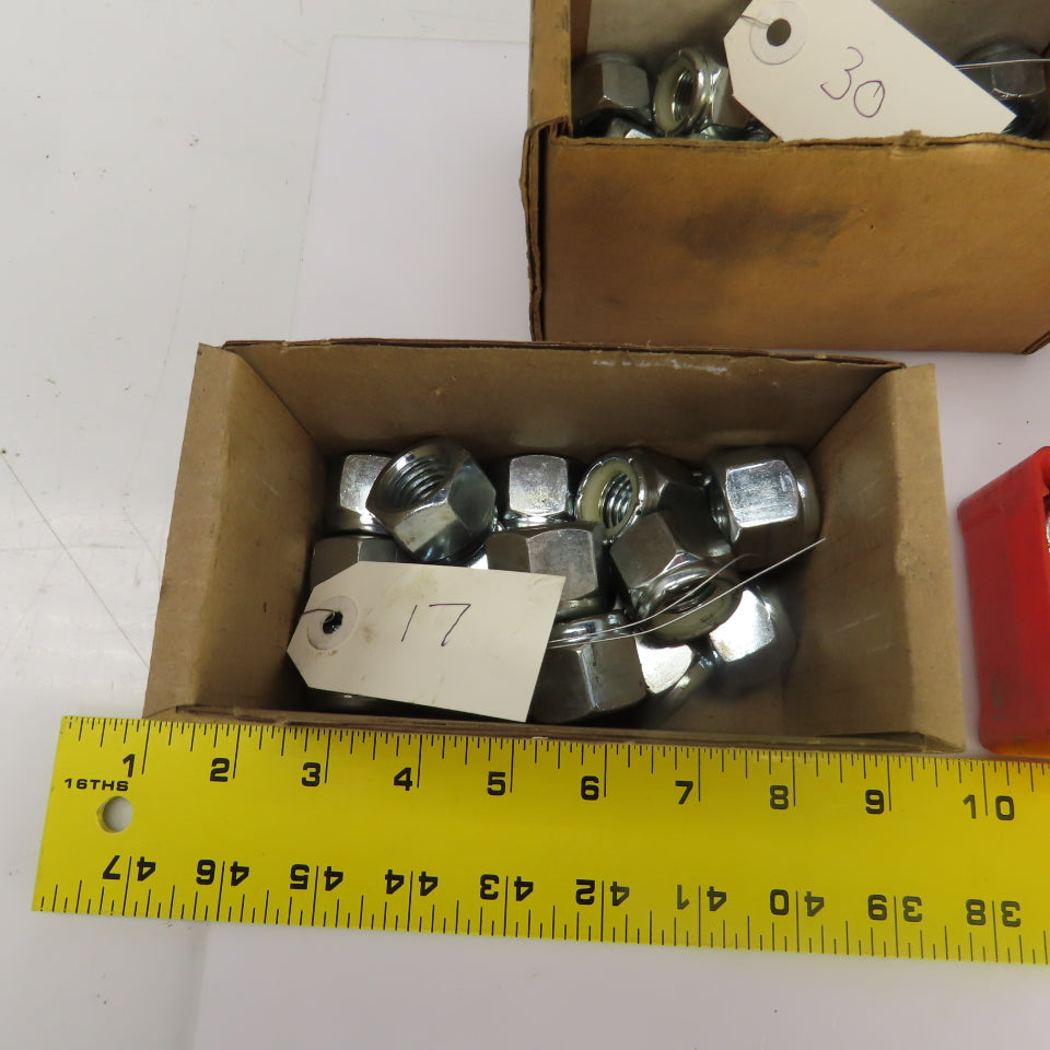 Large Lot Of Misc. Lock Nuts 3/4"-16, 3/4"-10, 5/8"-11, 5/8"-18 1/2"-13 Lot/157