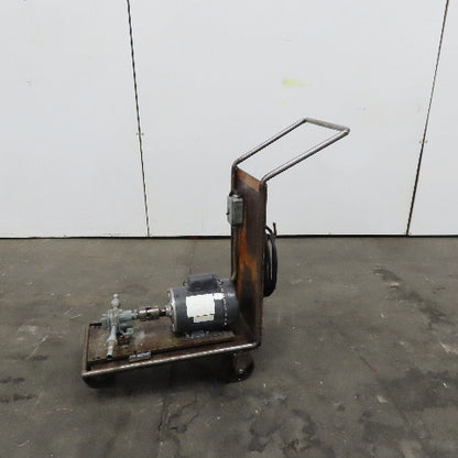 115V 1 Ph B & S No. 1 Transfer Rotary Gear Pump On Cart