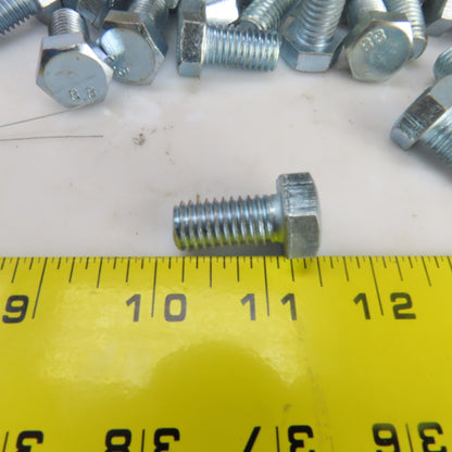 1/2"-13 x 1" UNC Zinc Hex Head Bolt Grade 5 Lot Of 160