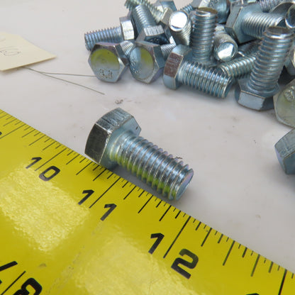 1/2"-13 x 1" UNC Zinc Hex Head Bolt Grade 5 Lot Of 160