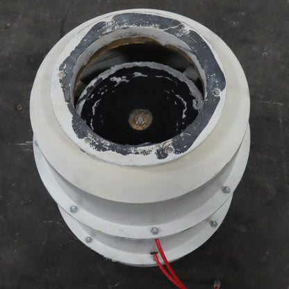 10" Flange Mount Inline Duct Air Powered Check Shut Off Damper