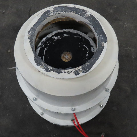 10" Flange Mount Inline Duct Air Powered Check Shut Off Damper