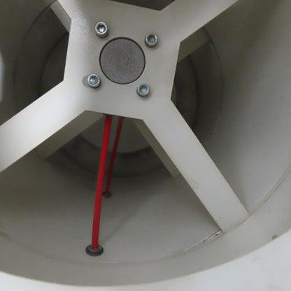 10" Flange Mount Inline Duct Air Powered Check Shut Off Damper