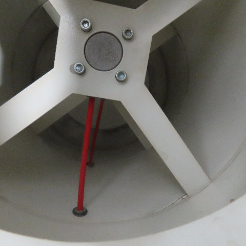 10" Flange Mount Inline Duct Air Powered Check Shut Off Damper