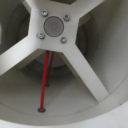 10" Flange Mount Inline Duct Air Powered Check Shut Off Damper