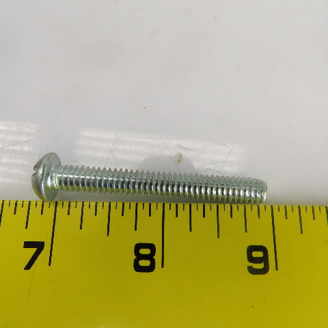 1/4"-20 x 1-7/8" Stainless Steel Round Head Slotted Screws Lot Of 100
