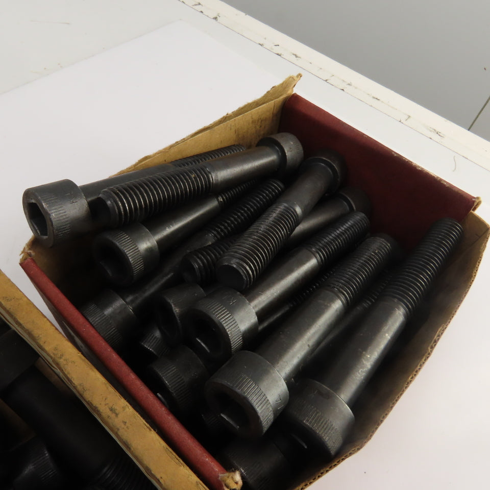 5/8"-11 x 4" Socket Head Cap Screw Black Oxide Alloy Lot Of 75