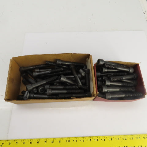 5/8"-11 x 4" Socket Head Cap Screw Black Oxide Alloy Lot Of 75