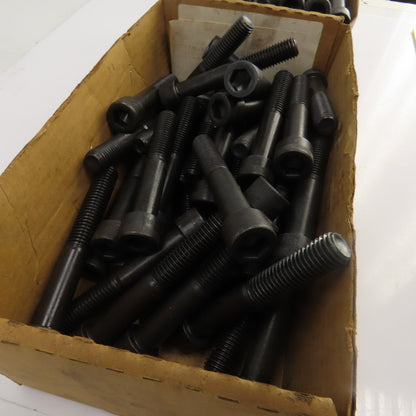 5/8"-11 x 4" Socket Head Cap Screw Black Oxide Alloy Lot Of 75