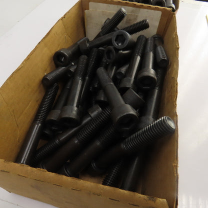 5/8"-11 x 4" Socket Head Cap Screw Black Oxide Alloy Lot Of 75