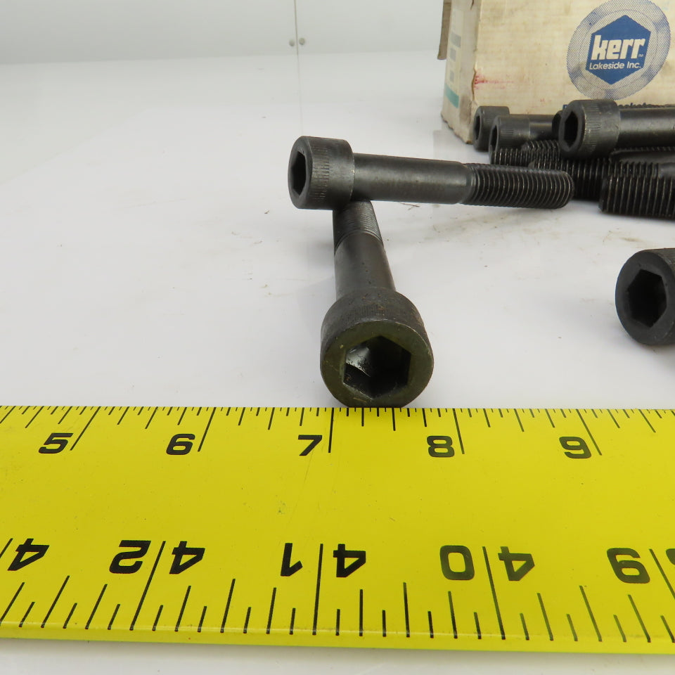 5/8"-11 x 4" Socket Head Cap Screw Black Oxide Alloy Lot Of 25