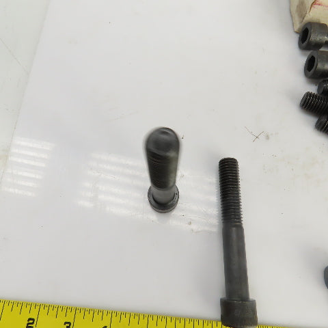 5/8"-11 x 4" Socket Head Cap Screw Black Oxide Alloy Lot Of 25