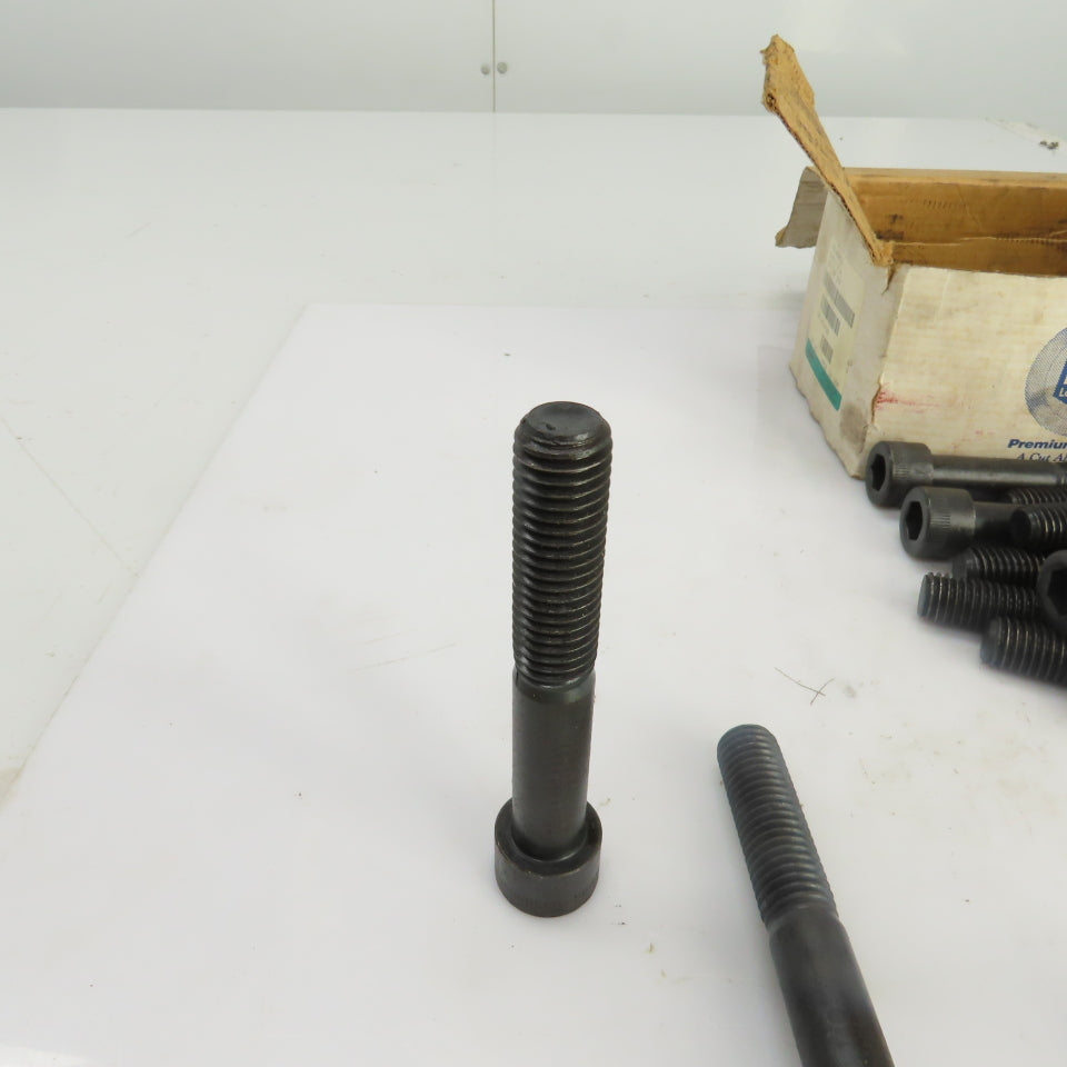 5/8"-11 x 4" Socket Head Cap Screw Black Oxide Alloy Lot Of 25