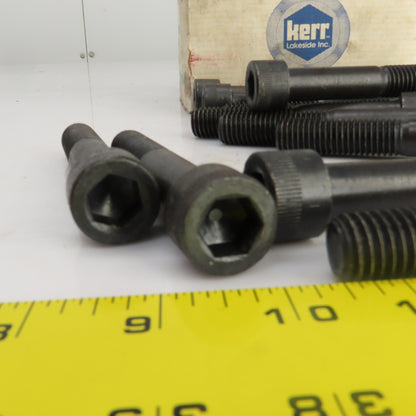 5/8"-11 x 4" Socket Head Cap Screw Black Oxide Alloy Lot Of 25