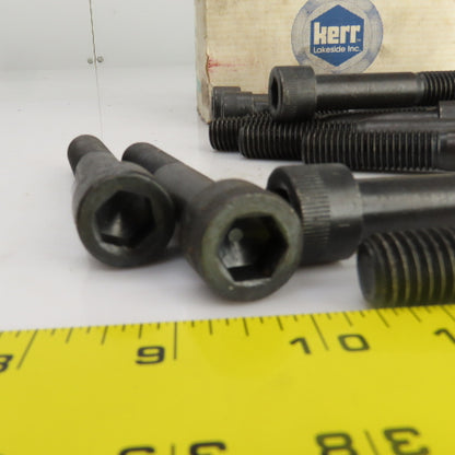 5/8"-11 x 4" Socket Head Cap Screw Black Oxide Alloy Lot Of 25