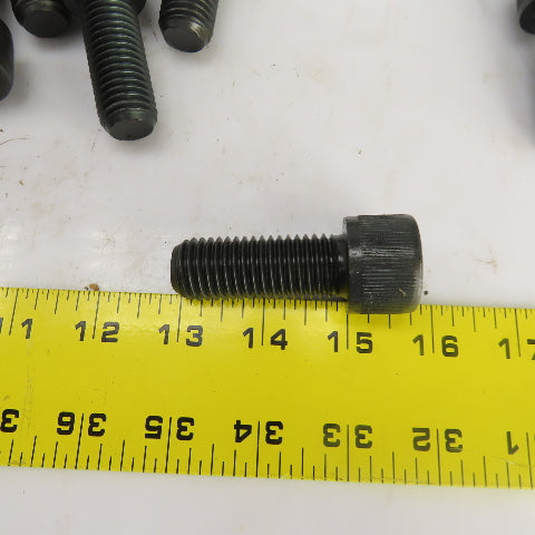 3/4"-10 x 2" Socket Head Cap Screw Black Oxide Alloy Lot Of 11