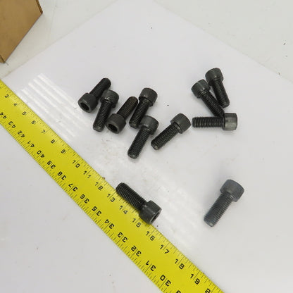 3/4"-10 x 2" Socket Head Cap Screw Black Oxide Alloy Lot Of 11