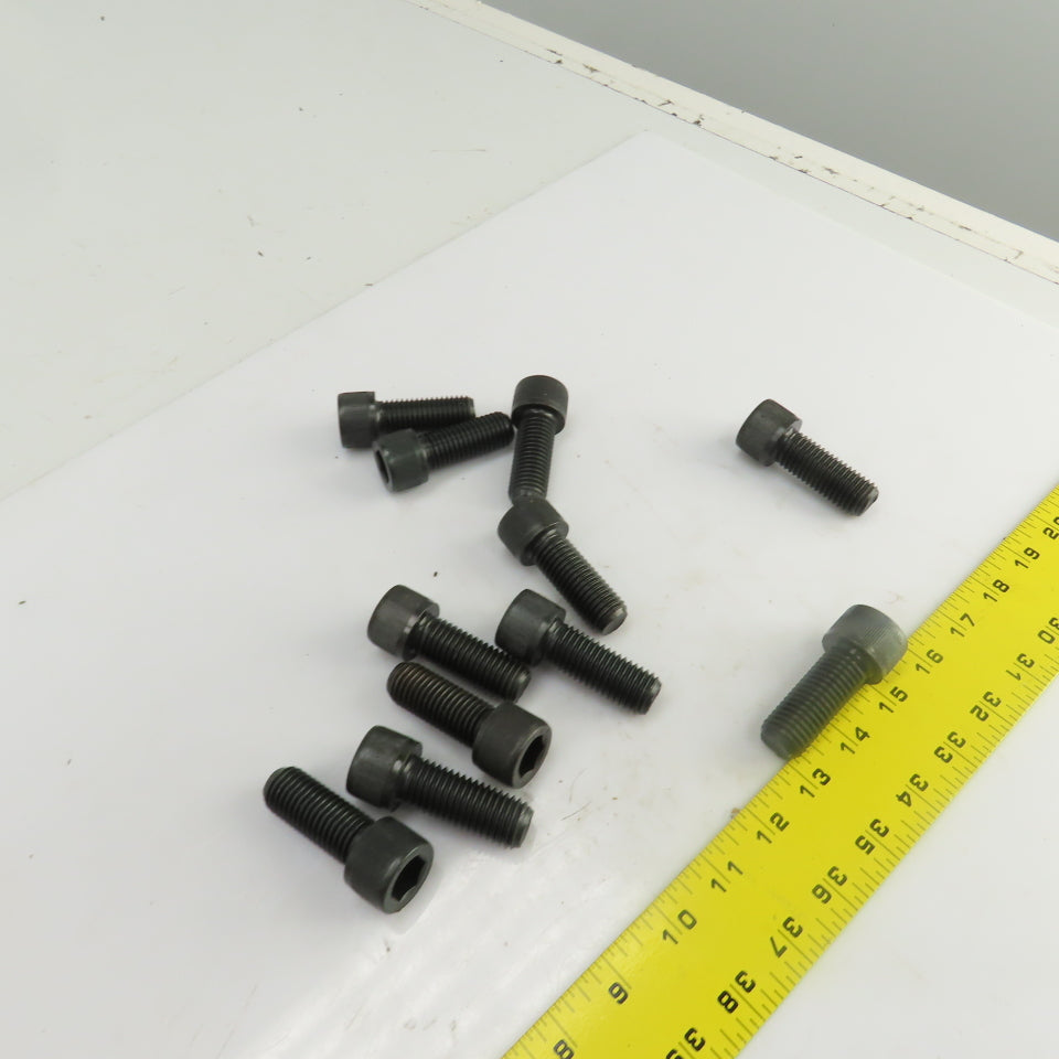 3/4"-10 x 2" Socket Head Cap Screw Black Oxide Alloy Lot Of 11