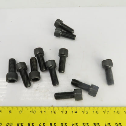 3/4"-10 x 2" Socket Head Cap Screw Black Oxide Alloy Lot Of 11
