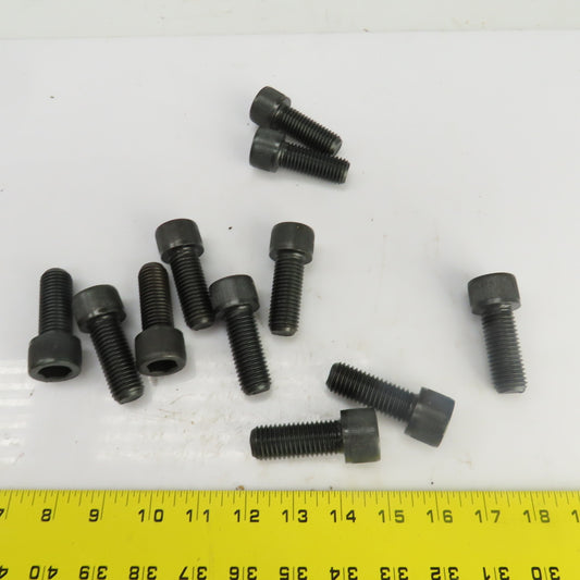 3/4"-10 x 2" Socket Head Cap Screw Black Oxide Alloy Lot Of 11