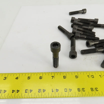 1/2"-13 x 2-1/4" Socket Head Cap Screw Black Oxide Alloy Lot Of 30